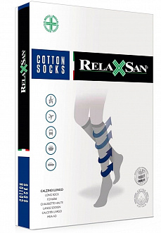 Гольфы RELAXSAN COTTON SOCKS арт 820 компрессионные 18-22 мм. рт. ст.1 класс с хлопком