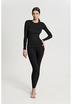 Женское термобелье OXOUNO OXO-0563 set lady THERMAL ACTIVE комплект из вискозы чёрный