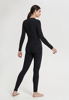 Женское термобелье OXOUNO OXO-0090 set lady THERMAL CITY комплект черный теплый