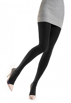 Колготки OROBLU CYNTHIA fine cotton плотные из хлопка черные