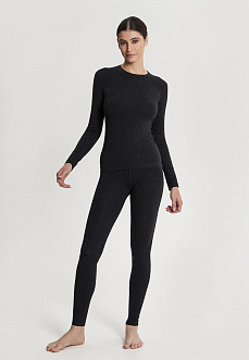 Женское термобелье OXOUNO OXO-0090 set lady THERMAL CITY комплект черный теплый
